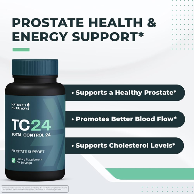 TC24 Total Control 24 supports healthy prostate function